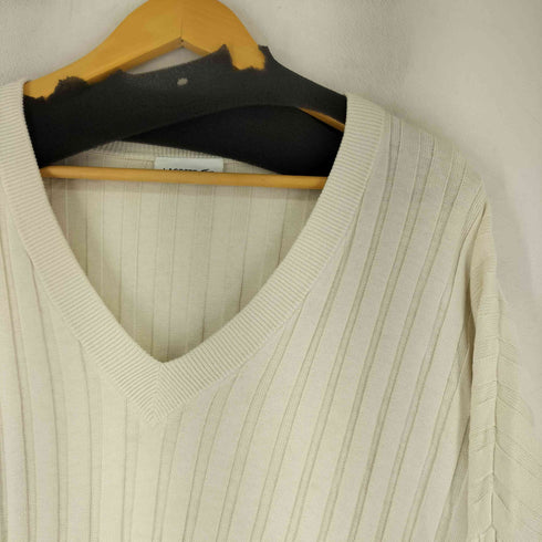 ラコステ LACOSTE Vネックコットンニット レディース import:M